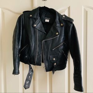 VINTAGE Leather Jacket from Mexico XS/S